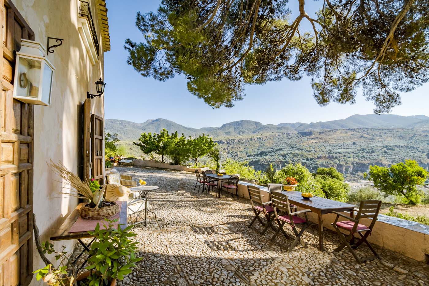 Front terrace and views